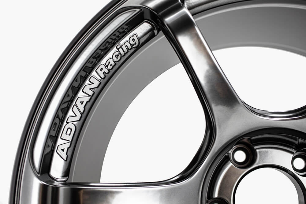 Advan RG-4 18x9.5 ET25 5x112 – Fälg, Racing Hyper Svart & Svarvad Kant