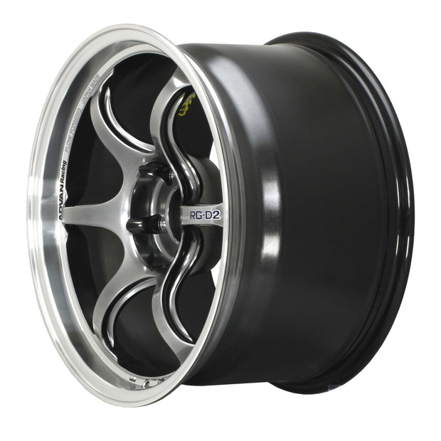 Advan RG-D2 16x8 ET48 5x100 – Fälg, Machining & Racing Hyper Svart