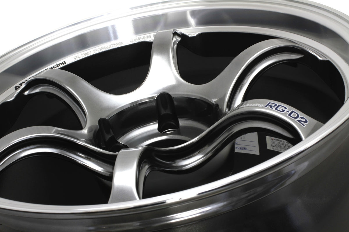 Advan RG-D2 18x10 ET22 5x114.3 – Fälg, Machining & Racing Hyper Svart