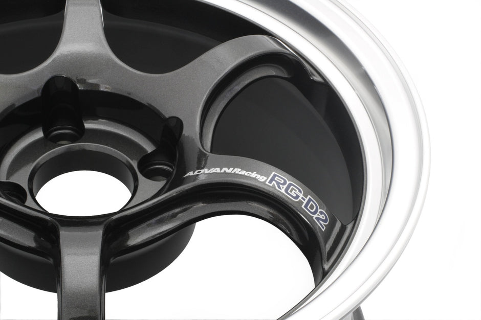 Advan Racing Advan RG-D2 18x7.5 ET50 5x100 Fälg i Machining & Svart Gunmetallic – bild 2