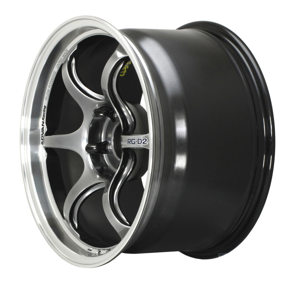 Advan Racing Advan RG-D2 18x9 ET24 5x114.3 Fälg, Machining & Racing Hyper Svart – bild 2