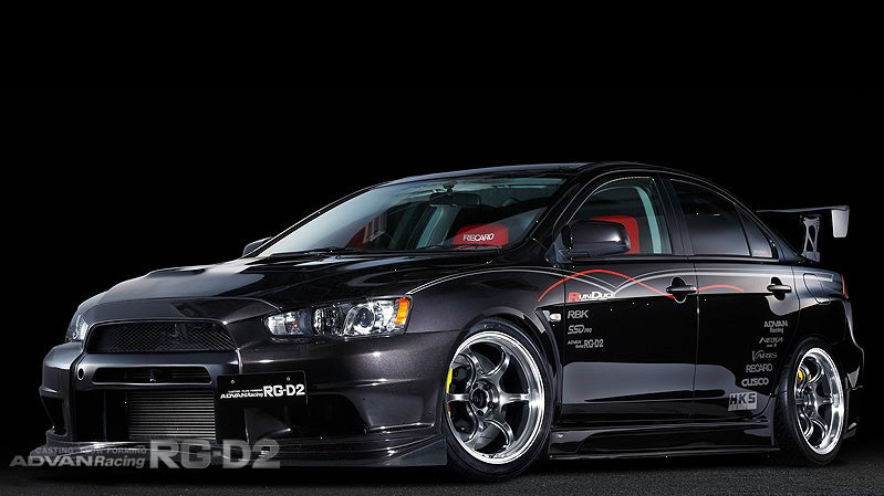 Advan Racing Advan RG-D2 18x9 ET24 5x114.3 Fälg, Machining & Racing Hyper Svart – bild 7