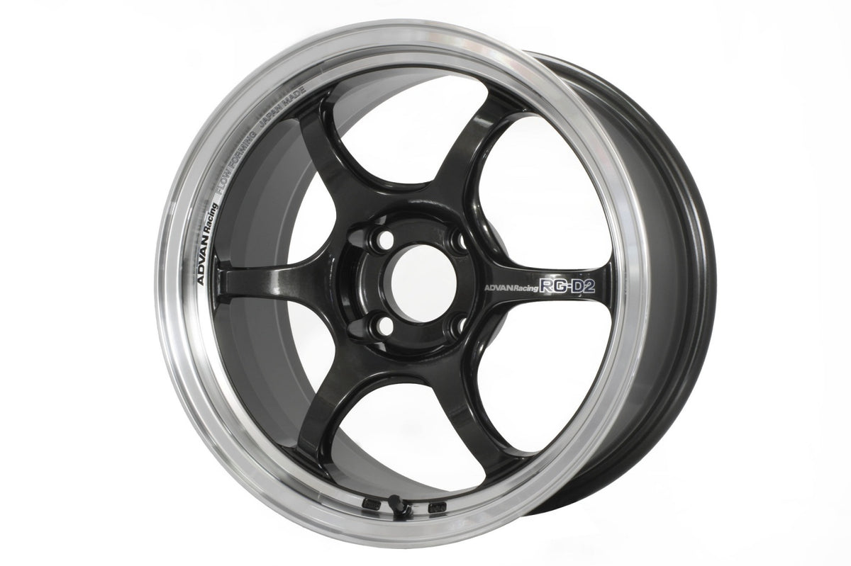Advan RG-D2 18x9.5 ET45 5x114.3 – Fälg i Machining & Svart Gunmetallic