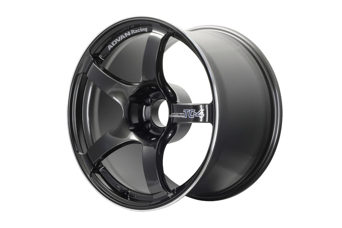 Advan TC4 18x11 ET30 5x114.3 – Fälg, Racing Svart Gunmetallic & Ring