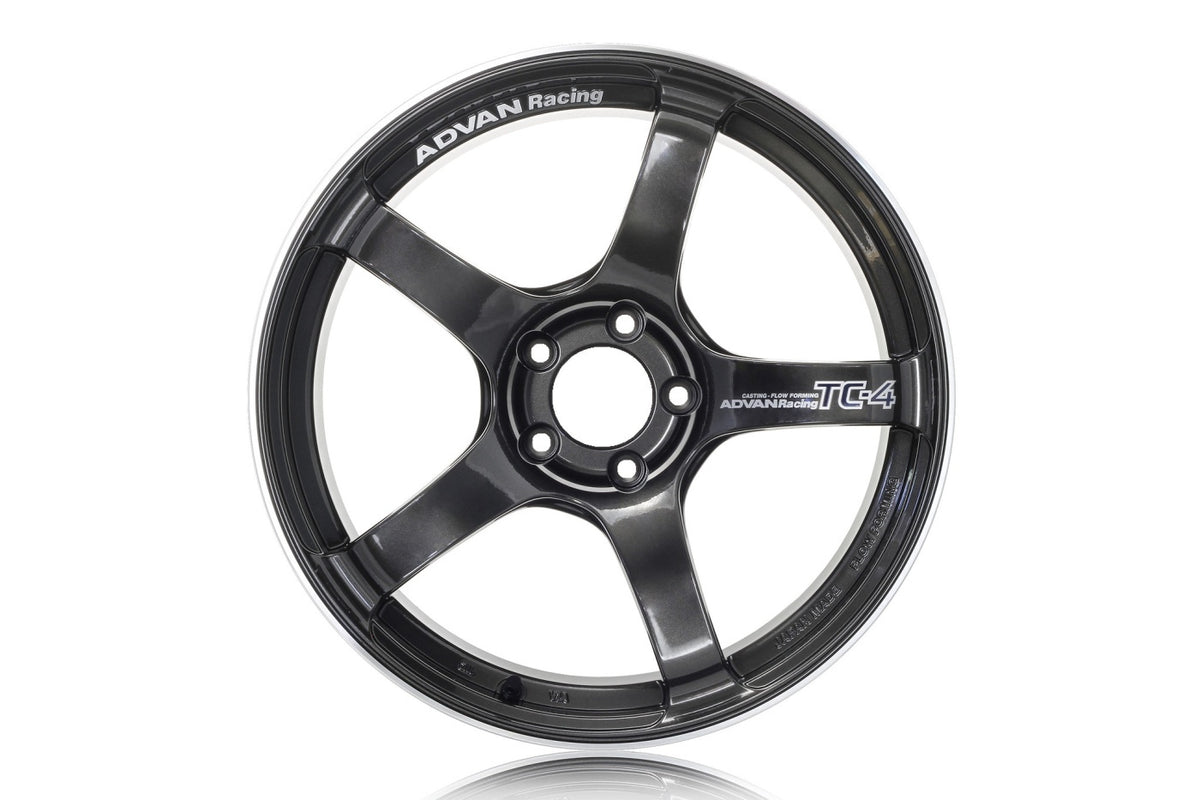 Advan TC4 18x11 ET30 5x114.3 – Fälg, Racing Svart Gunmetallic & Ring