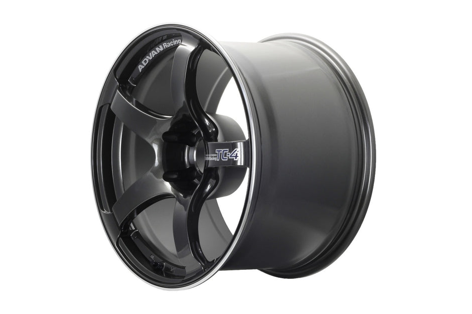 Advan Racing Advan TC4 18x11 ET30 5x114.3 Fälg, Racing Svart Gunmetallic & Ring – bild 3