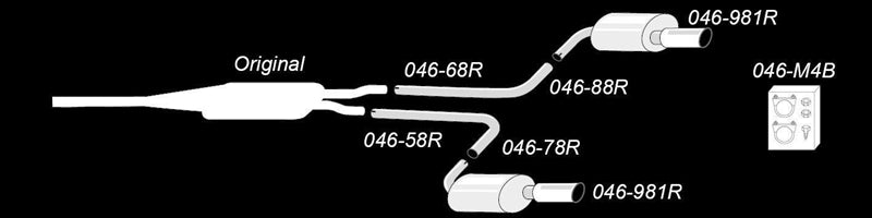 Audi A6 Quattro 4F-C6 2004-2011 Duplex Sportavgassystem TA Technix