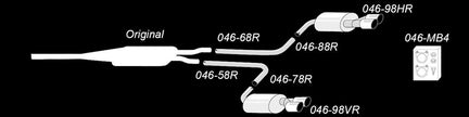 Audi A6 Quattro 4F-C6 2004-2011 Duplex Sportavgassystem TA Technix – bild 2