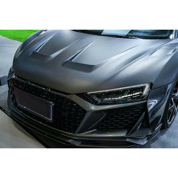 Motorhuv i pre-preg carbon för Audi R8 4S Gen 2 2016–2023