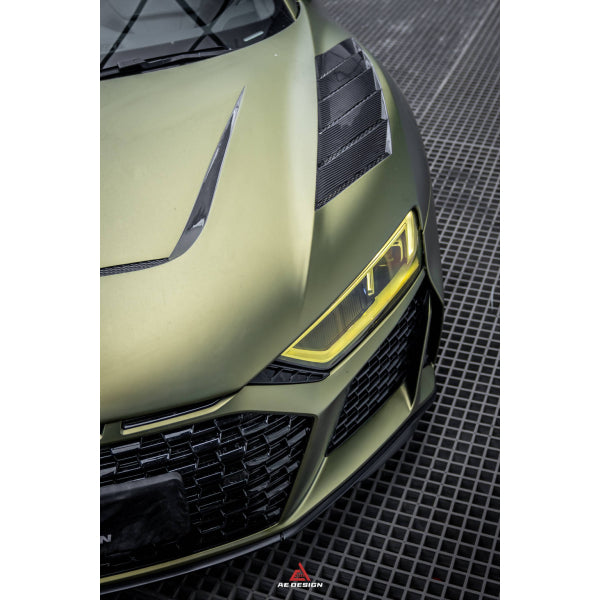 Motorhuv i carbon från AE Design för Audi R8 4S Gen 2 2016–2023