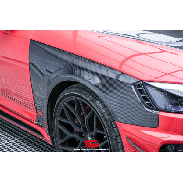 AE Design Främre skärmar i carbon för Audi RS4 Facelift B9.5 – bild 2