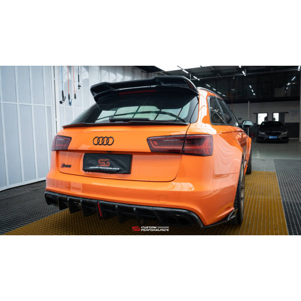 Aerodynamiskt paket i carbon för Audi RS6 C7.5