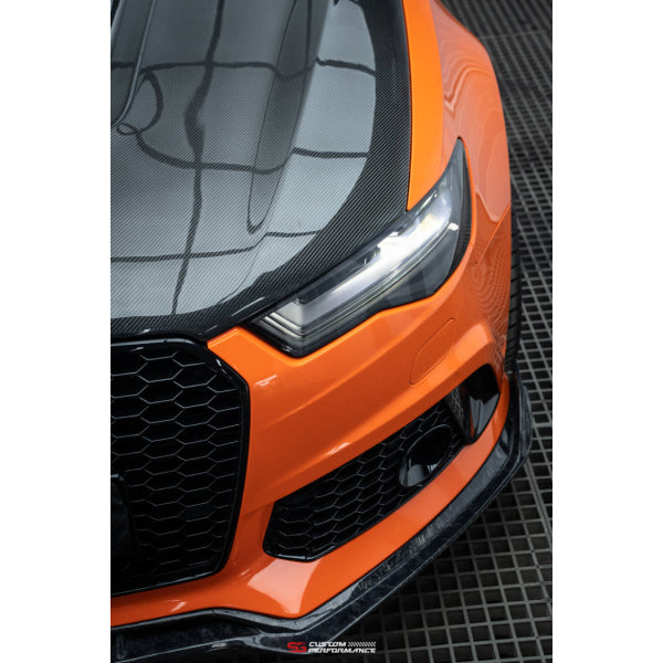 Aerodynamiskt paket i carbon för Audi RS6 C7.5
