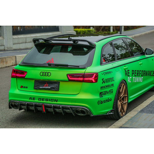 AE Design Övre bakspoiler för bagageluckan i pre-preg carbon för Audi RS6 C7 / C7.5 – bild 5