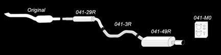 Audi TT 8N 1998-06/2006 Rostfritt Sportavgassystem Catback TA Technix – bild 2
