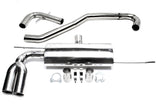 Audi / VW A3, Golf V, Golf Plus A3, Typ 8P, / Golf V, Typ 1K, / Golf Plus, Typ 1KP 2003-2013 Avgassystem Racing Rostfritt Stål TA Technix