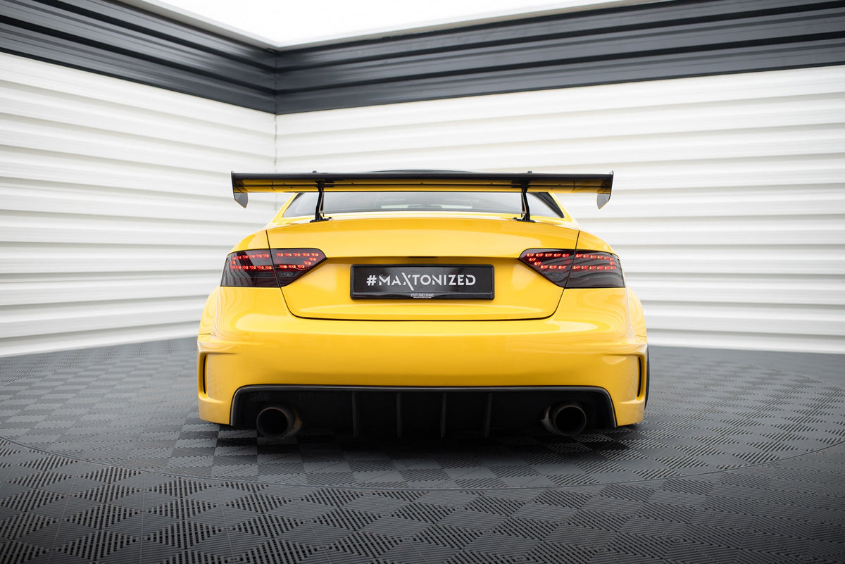 Kolfiberspoiler med övre swan-fäste  för Audi A5 Coupe 8T