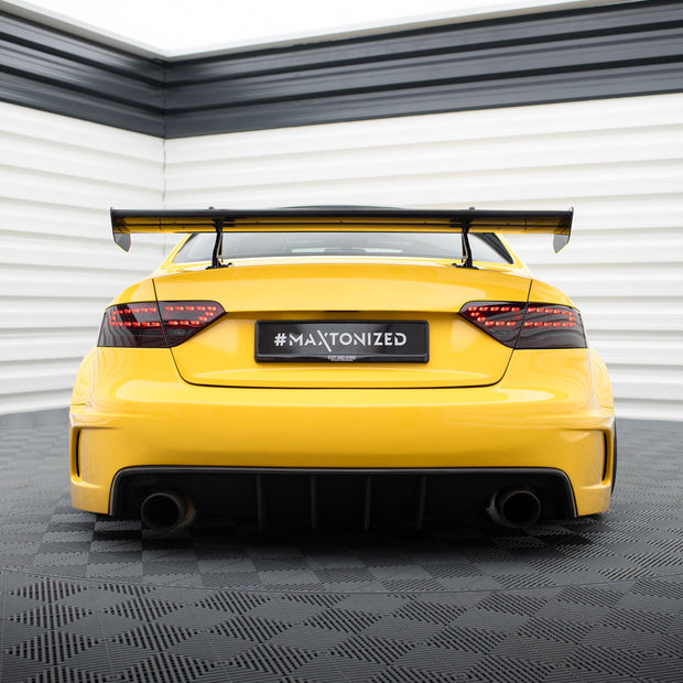 Kolfiberspoiler med övre swan-fäste  för Audi A5 Coupe 8T