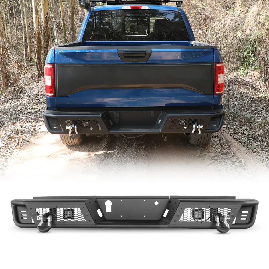 Rear Bumper – Off-Road Kentucky – D-Rings (F150 15-20) (4)