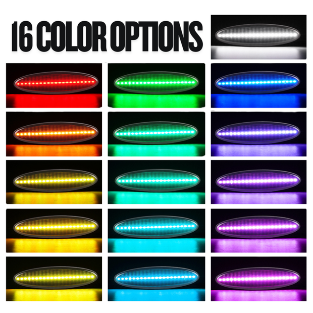 LED Rear Bumper Side Markers (2)