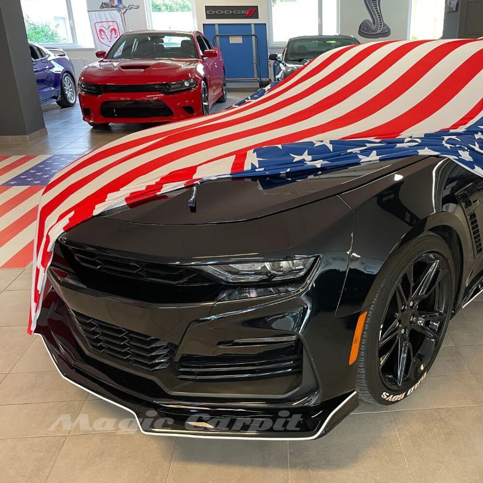 Car Cover – USA Design – MAGIC CARPIT® (MUSTANG, CAMARO, CHALLENGER, CORVETTE) (4)