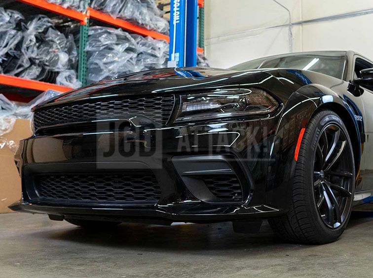 Body Kit – Hellcat 2020+ Style – Front & Rear Bumper, Widebody, Diffuser, Side Skirts (CHARGER (13)