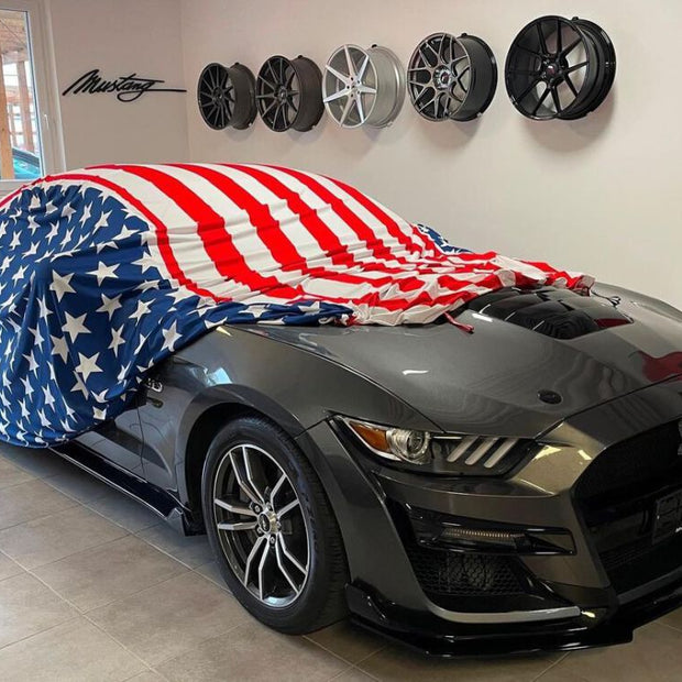 Car Cover – USA Design – MAGIC CARPIT® (MUSTANG, CAMARO, CHALLENGER, CORVETTE) (2)