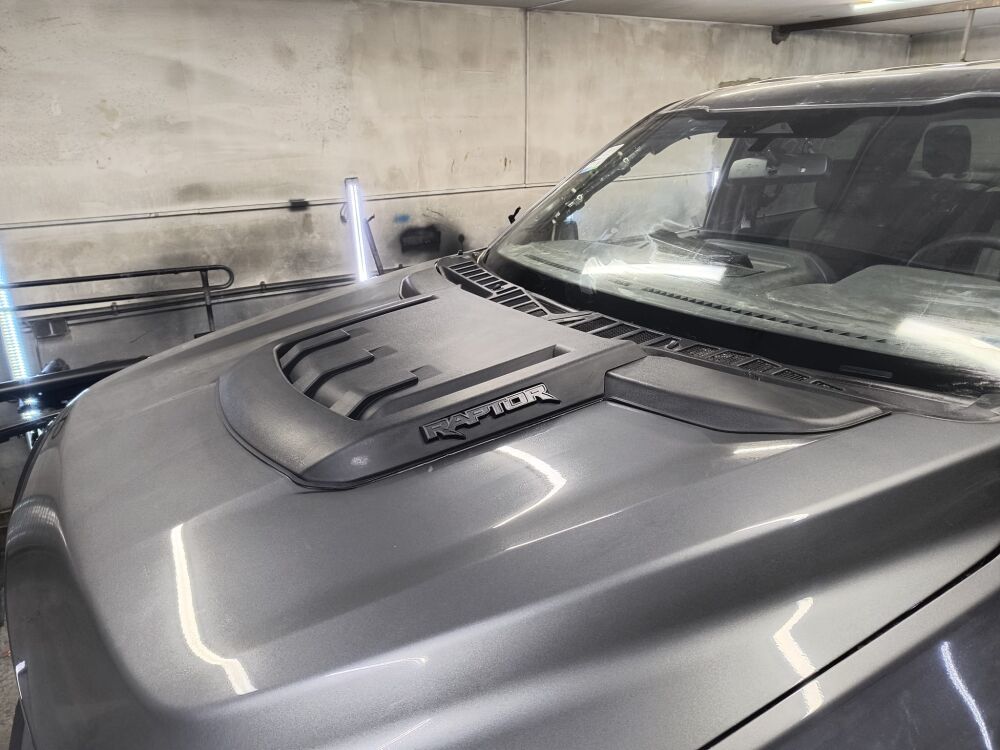 Hood Scoop – Raptor Style – Matte Black (F150 21-23) (10)