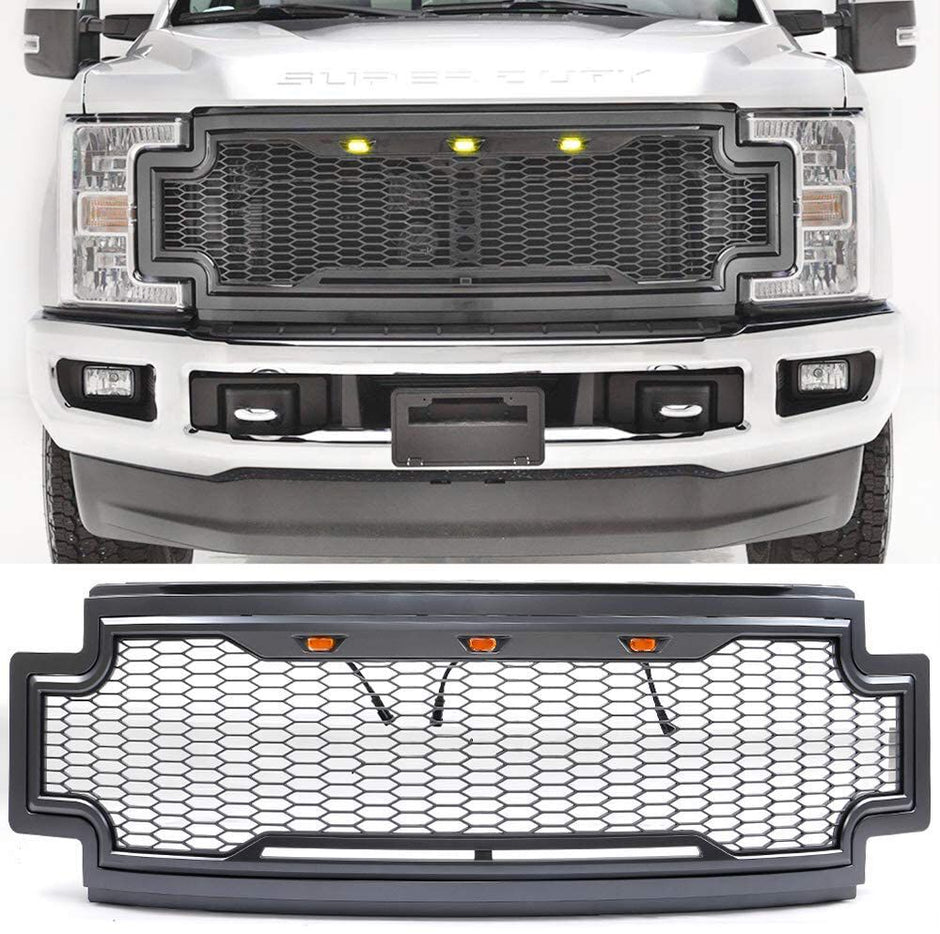 Upper Grille with LED (F-250/F-350 Super Duty 17-19) (3)