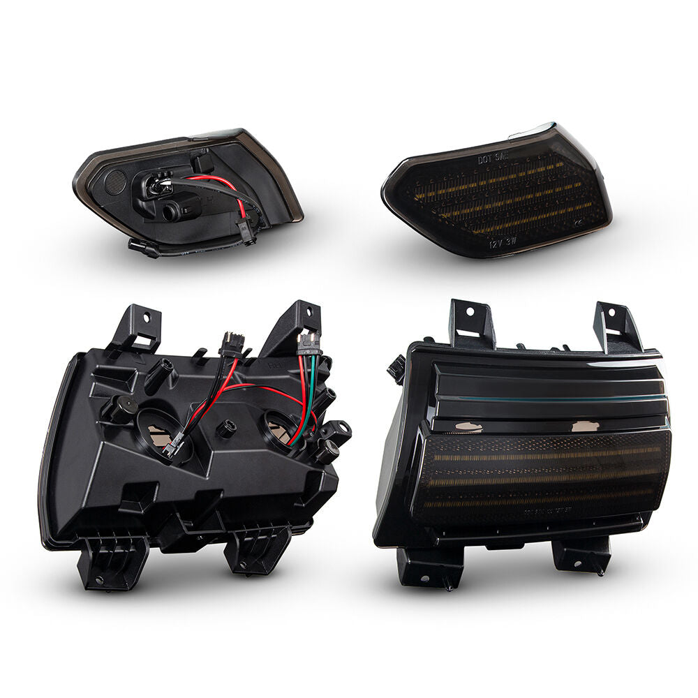 V2 Smoked LED Turn Signals + DRL + Side Markers (WRANGLER JL 18-26) (7)