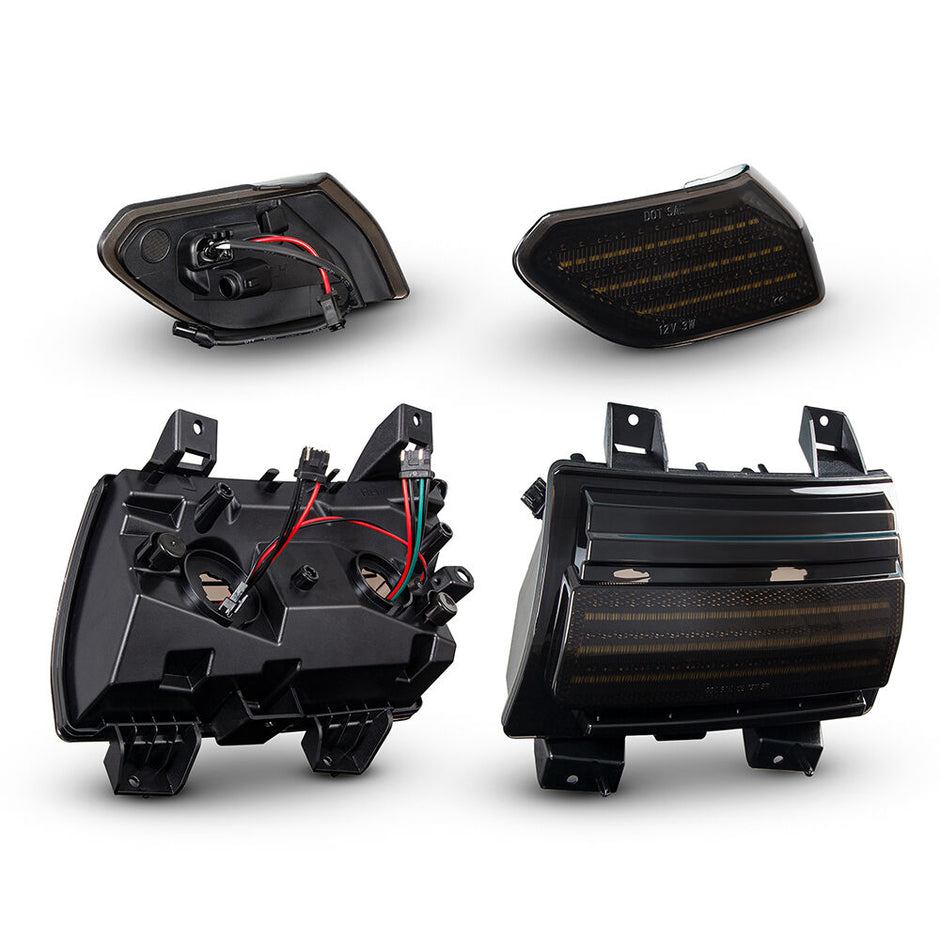 V2 Smoked LED Turn Signals + DRL + Side Markers (WRANGLER JL 18-26) (7)