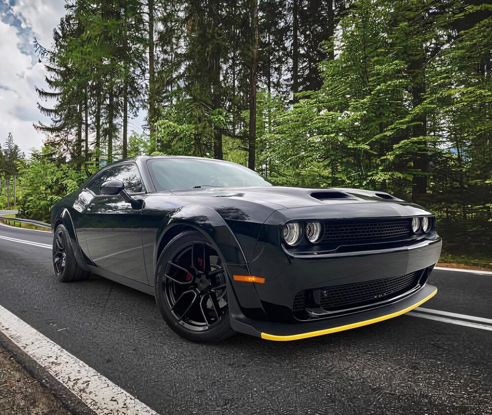 Front Bumper Lip Splitter Guard (CHALLENGER 15-23 Demon) (3)
