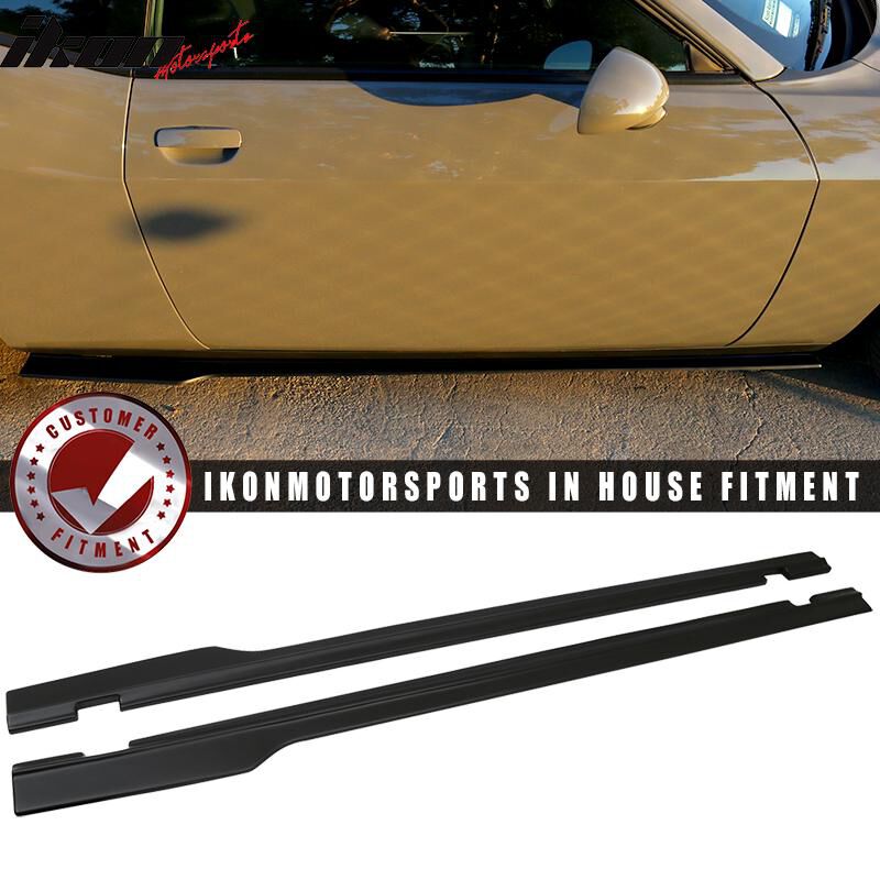 Side Skirts – V2 Style – Matte Black (CHALLENGER 15-23) (6)