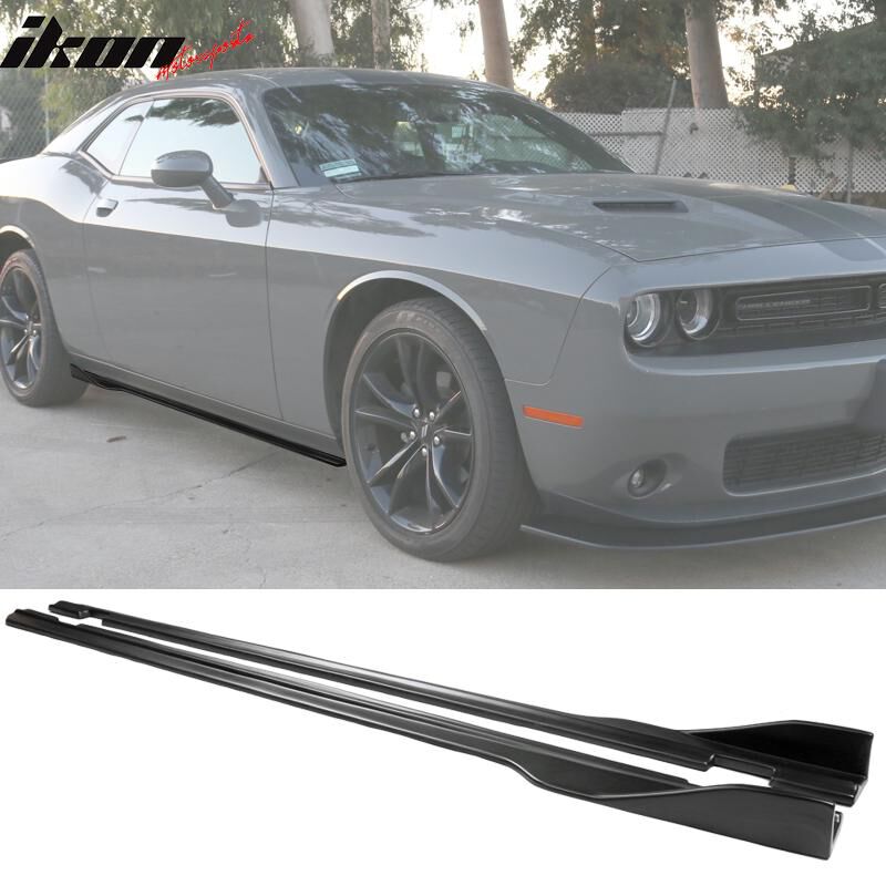 Side Skirts – Matte Black (CHALLENGER 15-23) (2)