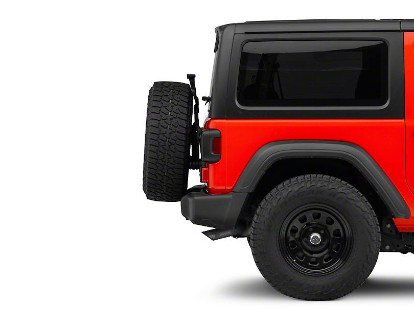 Tailgate Reinforcement and Oversize Spare Tire Carrier (7)