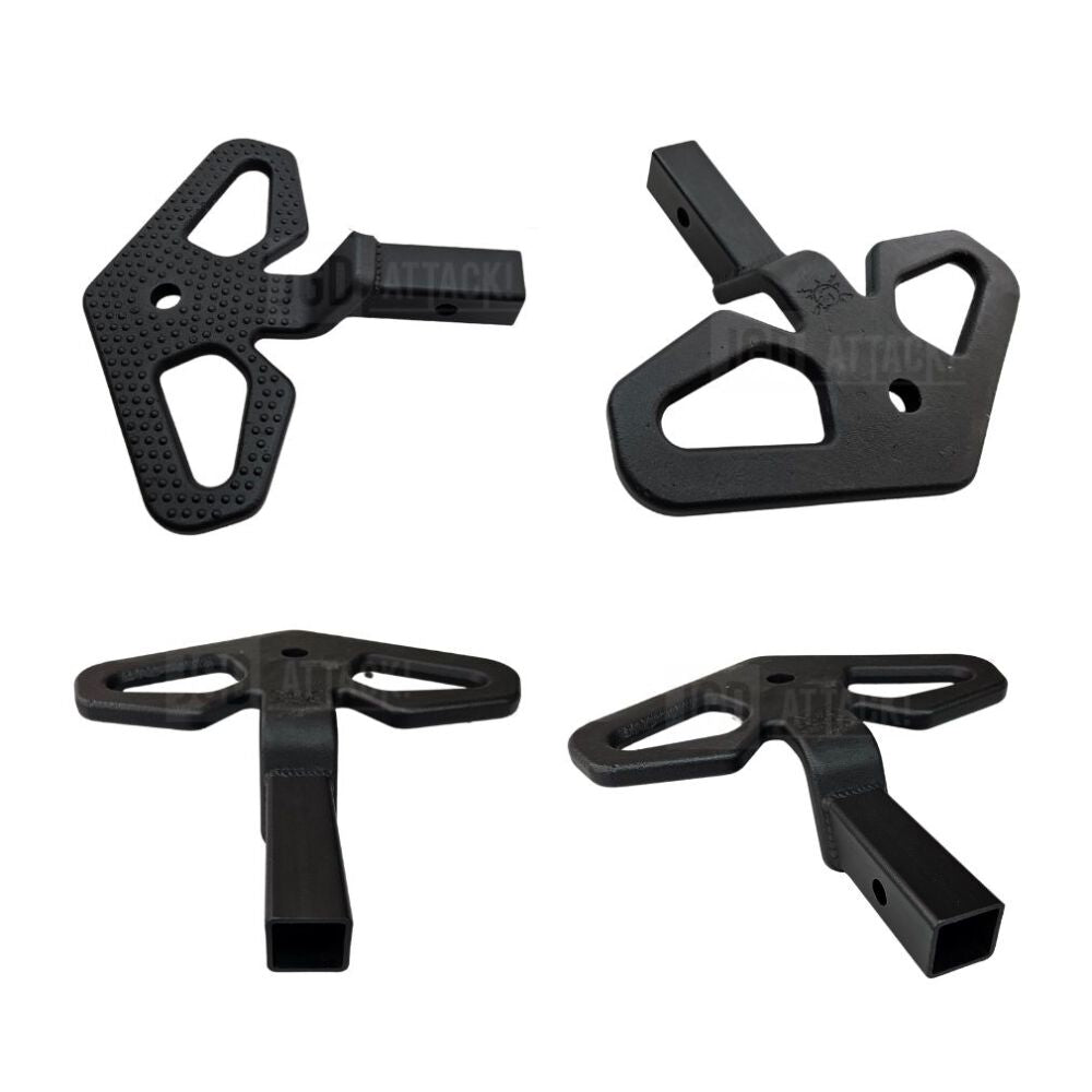 Universal Rear Black Tow Hook Hitch Step w/ Drawbar Bolts (RAM/F150) (5)