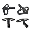 Universal Rear Black Tow Hook Hitch Step w/ Drawbar Bolts (RAM/F150) (5)