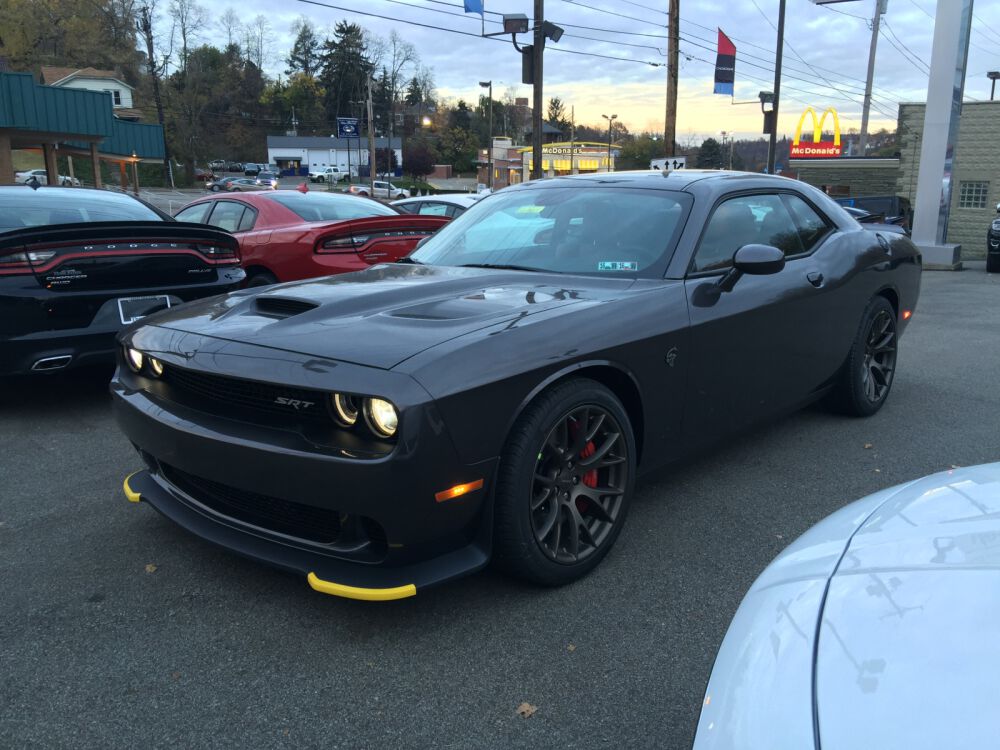 Front Bumper Lip Splitter Guard (CHALLENGER 15-23 HELLCAT) (4)