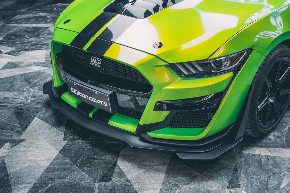 Aluminiummotorhuv GT500-stil – Ford Mustang (2015–2017) GT, EcoBoost & V6