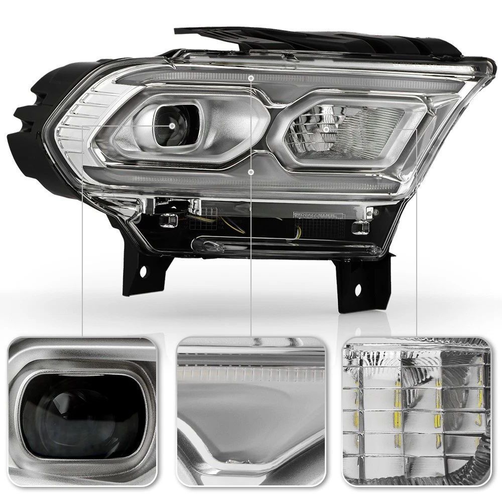68433780AE CHROME Full LED Projector Headlight (3)