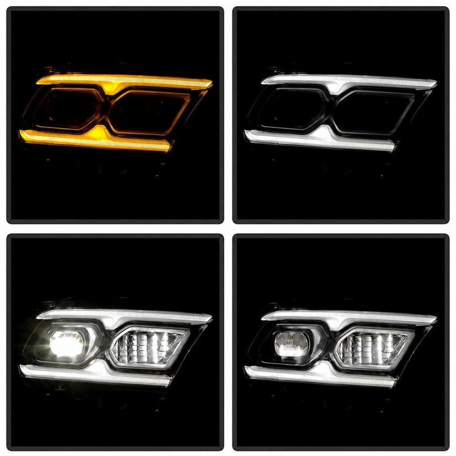 68433780AE CHROME Full LED Projector Headlight (6)