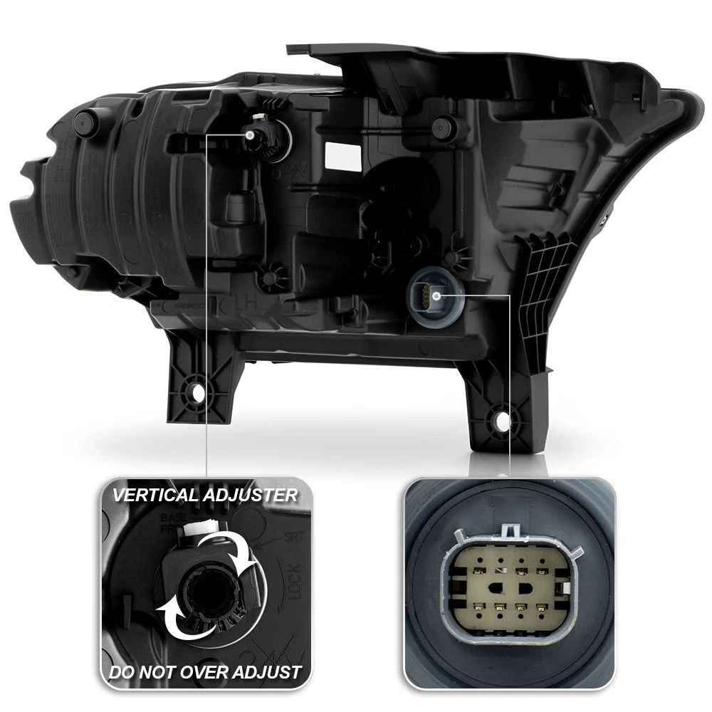 68433780AE CHROME Full LED Projector Headlight (4)