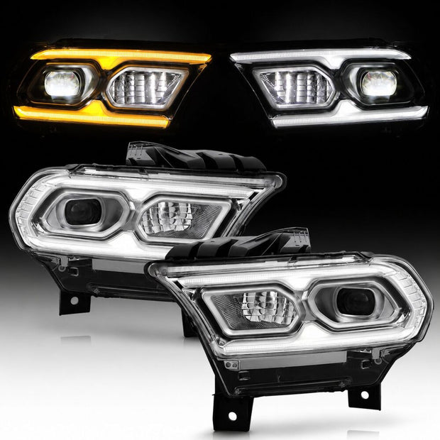 68433780AE 68433781AE CHROME Full LED Projector Headlights (2)