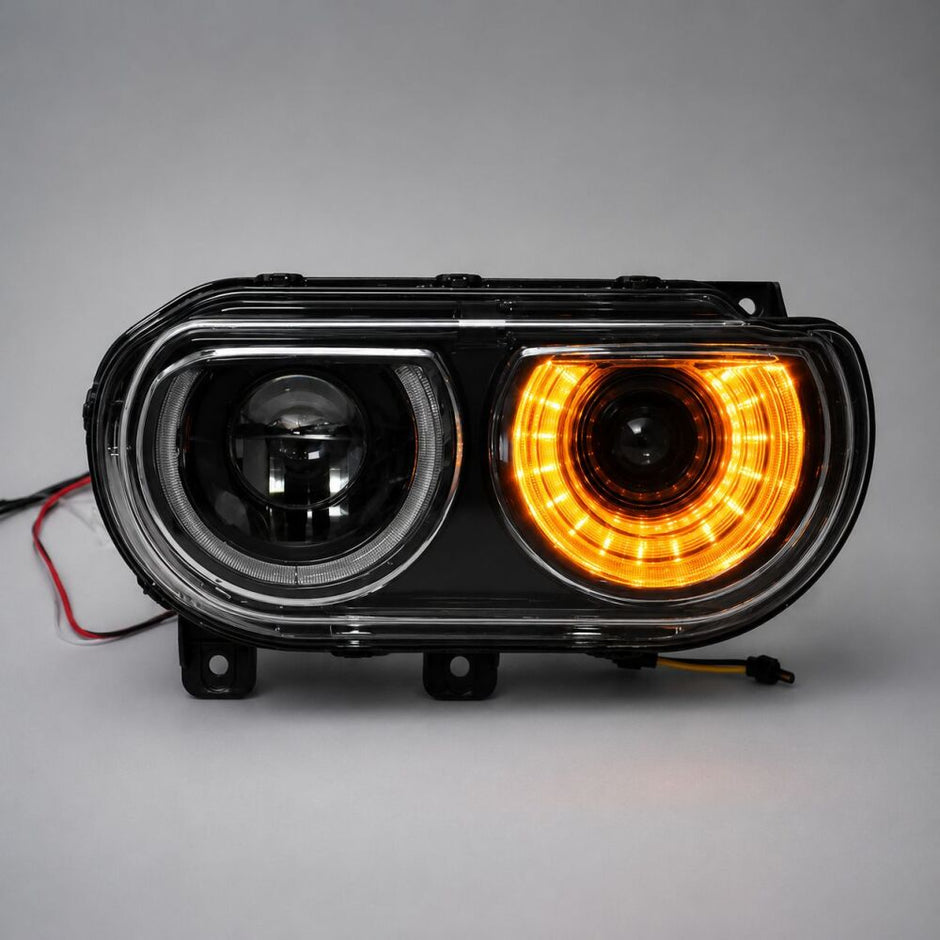 LED Black Projector Headlights (5)