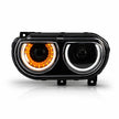LED Black Projector Headlights (2)