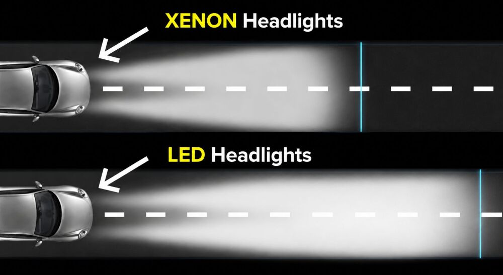 LED Black Projector Headlights (8)