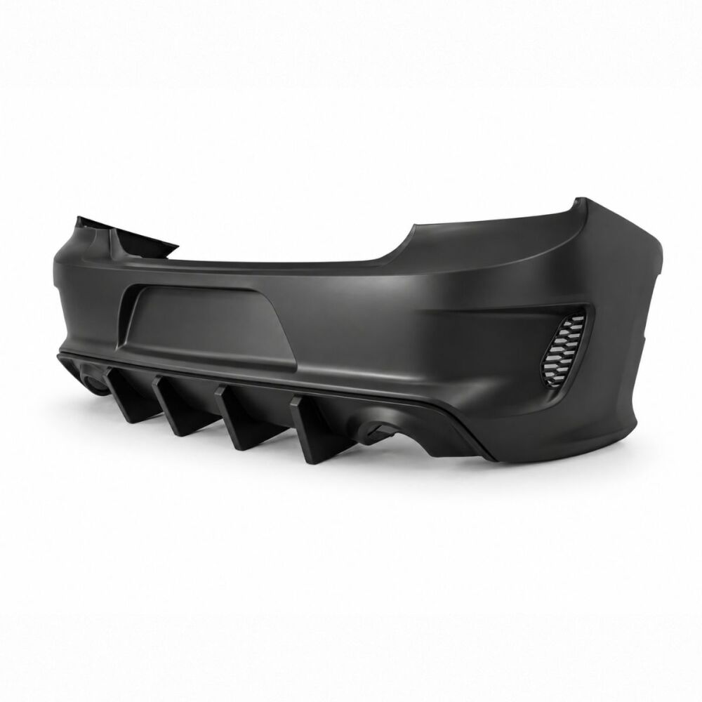 Rear Bumper & Diffuser w/ Fins (2)