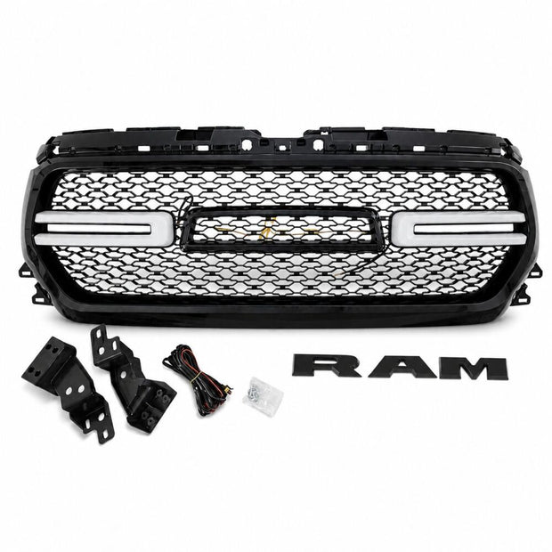 LED Upper Grille With Sequential Turn Signal (2)
