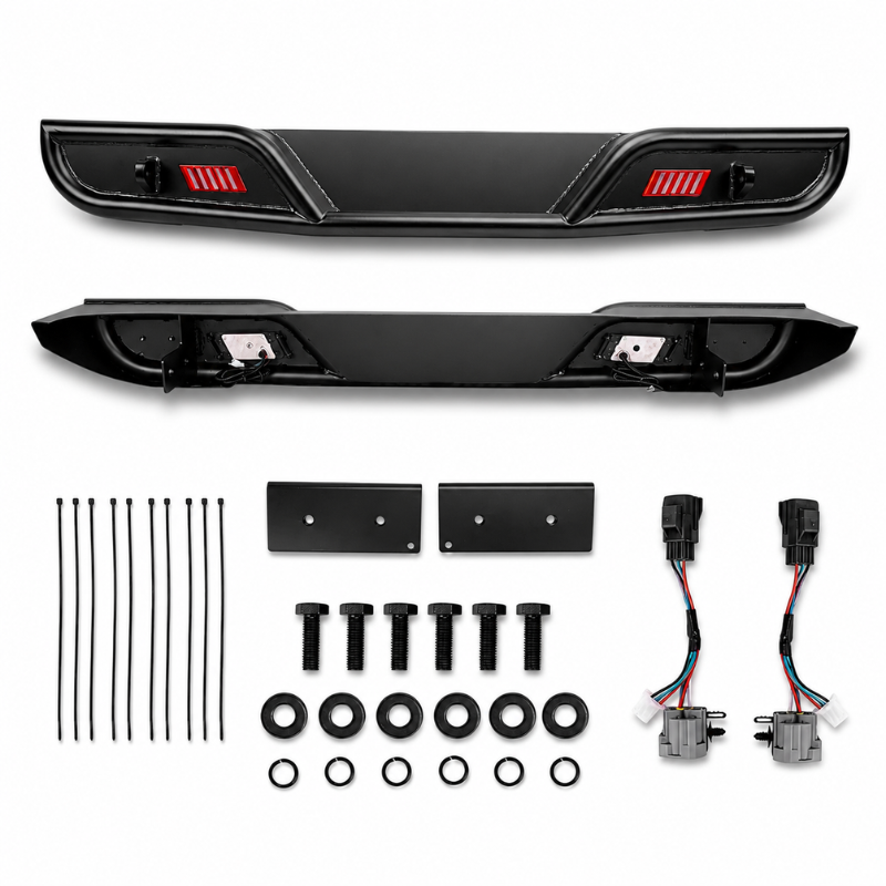 Rear Bumper – Off-Road Vermont – LED Fog Lights (WRANGLER JK 07-17) (2)