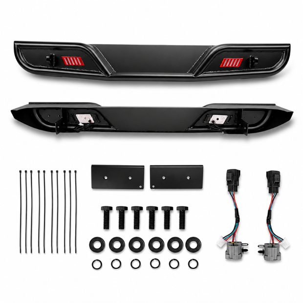 Rear Bumper – Off-Road Vermont – LED Fog Lights (WRANGLER JK 07-17) (2)